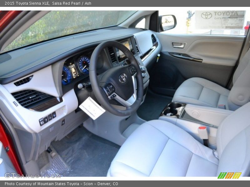 Salsa Red Pearl / Ash 2015 Toyota Sienna XLE