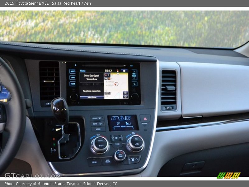 Salsa Red Pearl / Ash 2015 Toyota Sienna XLE