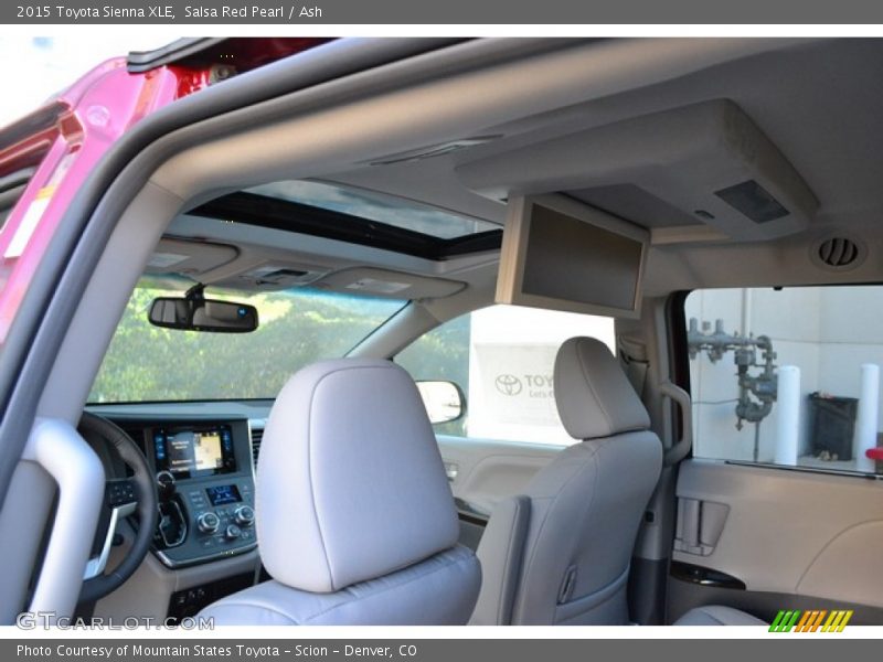 Salsa Red Pearl / Ash 2015 Toyota Sienna XLE