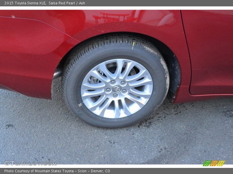 Salsa Red Pearl / Ash 2015 Toyota Sienna XLE