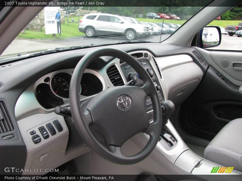 Indigo Ink Pearl / Ash Gray 2007 Toyota Highlander V6