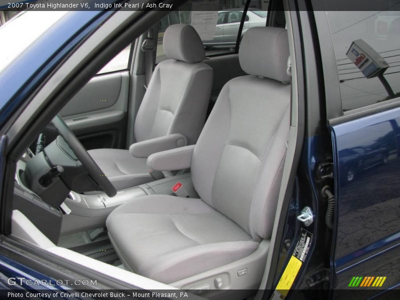 Indigo Ink Pearl / Ash Gray 2007 Toyota Highlander V6