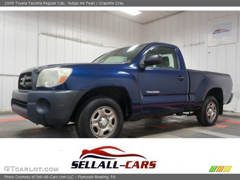 Indigo Ink Pearl / Graphite Gray 2006 Toyota Tacoma Regular Cab