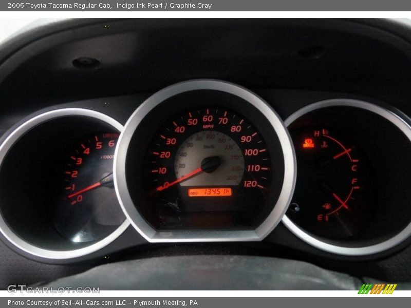 Indigo Ink Pearl / Graphite Gray 2006 Toyota Tacoma Regular Cab