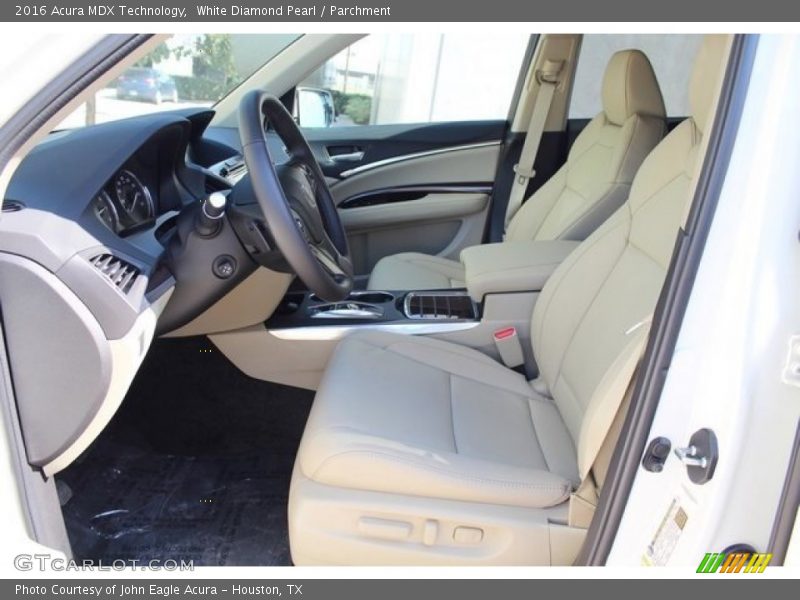 White Diamond Pearl / Parchment 2016 Acura MDX Technology