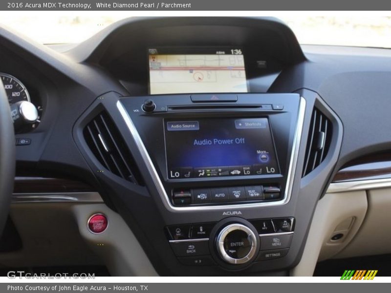 White Diamond Pearl / Parchment 2016 Acura MDX Technology