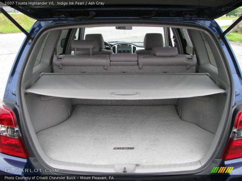 Indigo Ink Pearl / Ash Gray 2007 Toyota Highlander V6