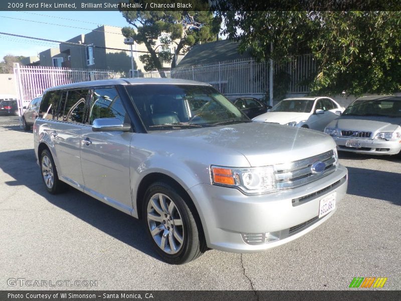 Brilliant Silver Metallic / Charcoal Black 2009 Ford Flex Limited