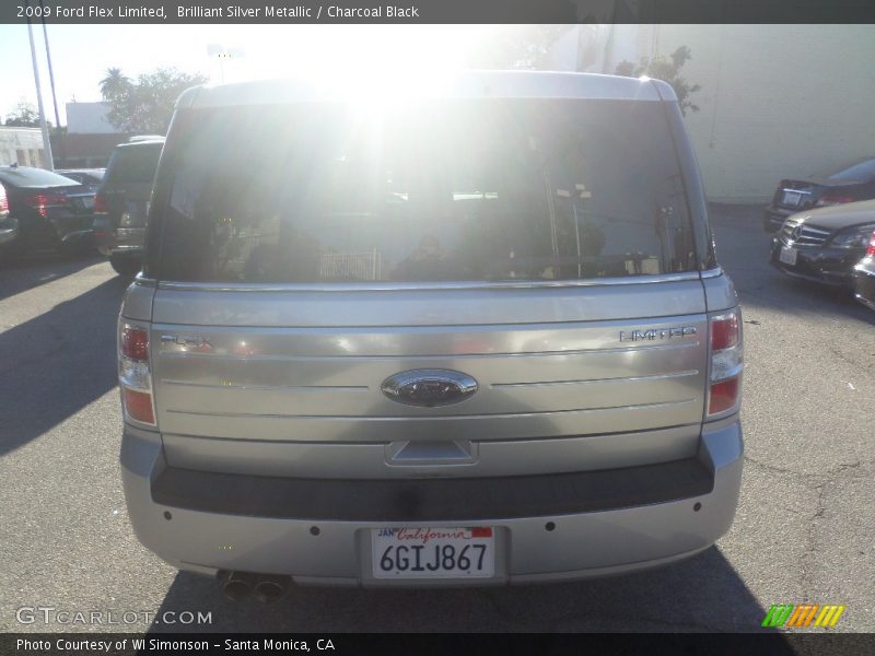 Brilliant Silver Metallic / Charcoal Black 2009 Ford Flex Limited