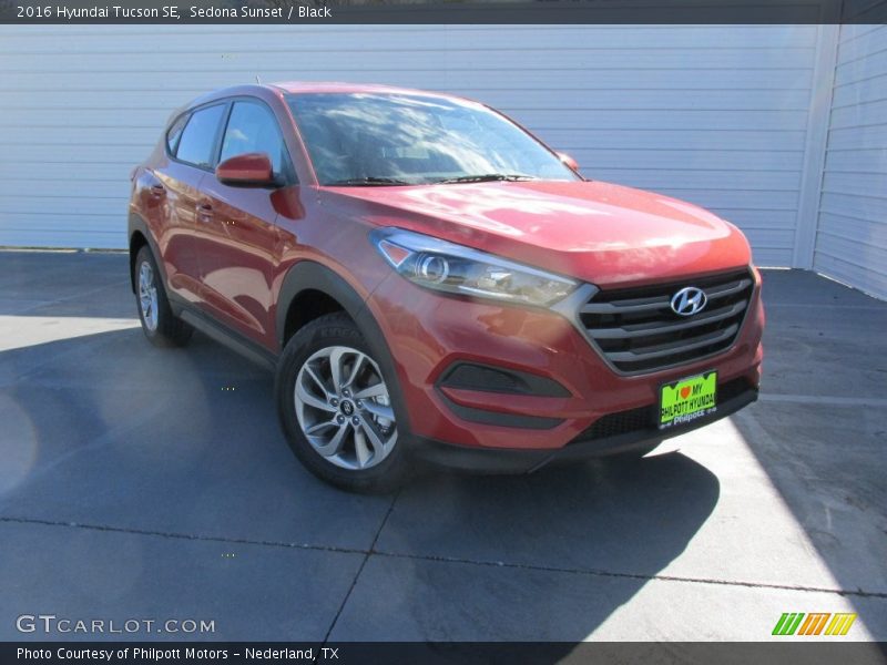 Sedona Sunset / Black 2016 Hyundai Tucson SE