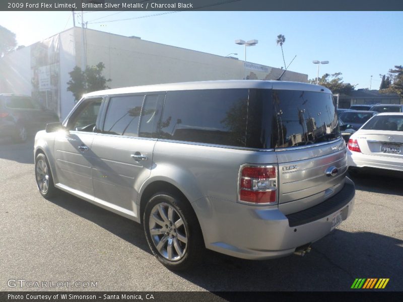 Brilliant Silver Metallic / Charcoal Black 2009 Ford Flex Limited