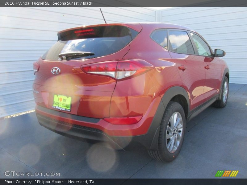 Sedona Sunset / Black 2016 Hyundai Tucson SE