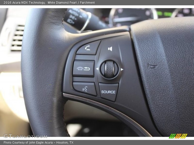 White Diamond Pearl / Parchment 2016 Acura MDX Technology