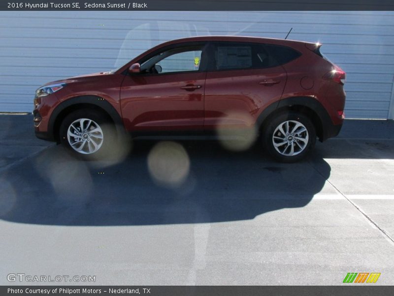 Sedona Sunset / Black 2016 Hyundai Tucson SE