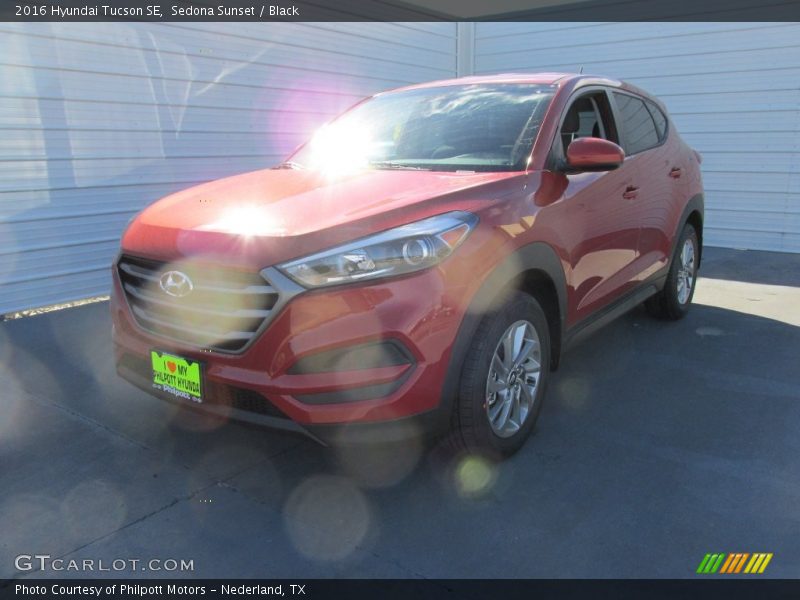 Sedona Sunset / Black 2016 Hyundai Tucson SE