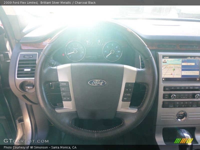 Brilliant Silver Metallic / Charcoal Black 2009 Ford Flex Limited