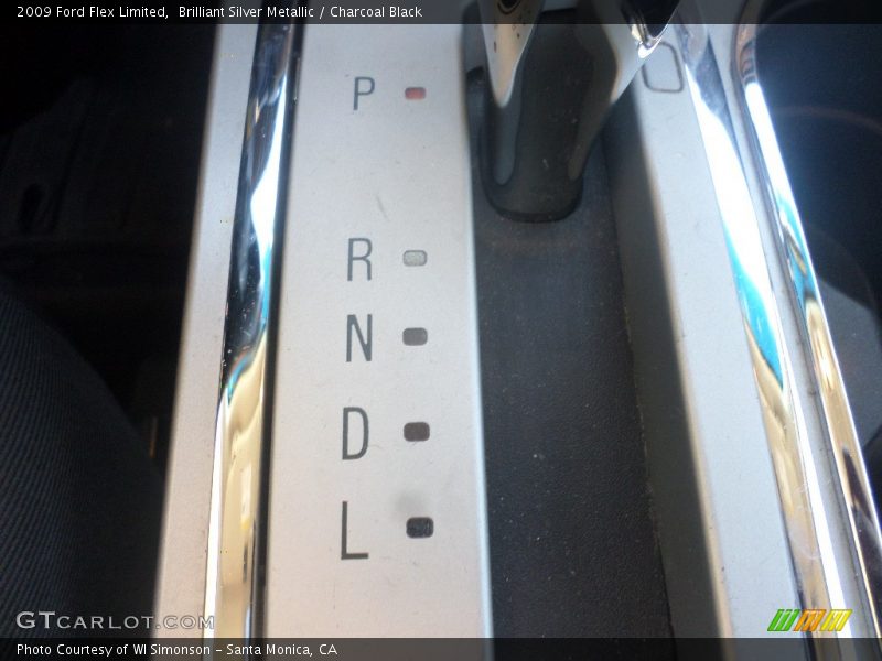 Brilliant Silver Metallic / Charcoal Black 2009 Ford Flex Limited
