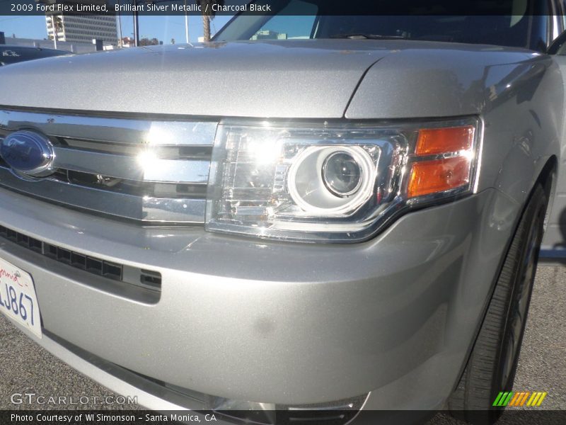 Brilliant Silver Metallic / Charcoal Black 2009 Ford Flex Limited