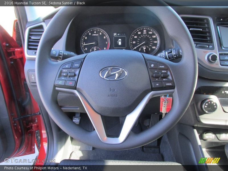 Sedona Sunset / Black 2016 Hyundai Tucson SE