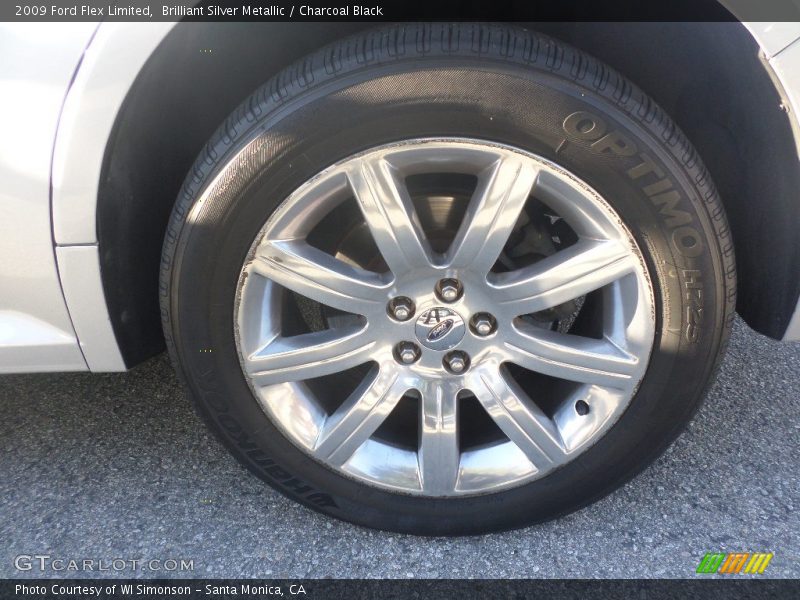 Brilliant Silver Metallic / Charcoal Black 2009 Ford Flex Limited