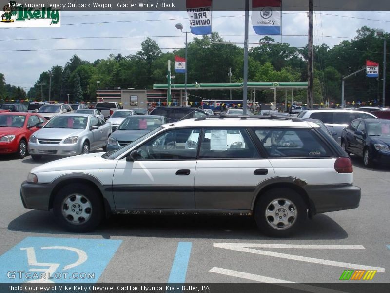 Glacier White / Black 1996 Subaru Legacy Outback Wagon