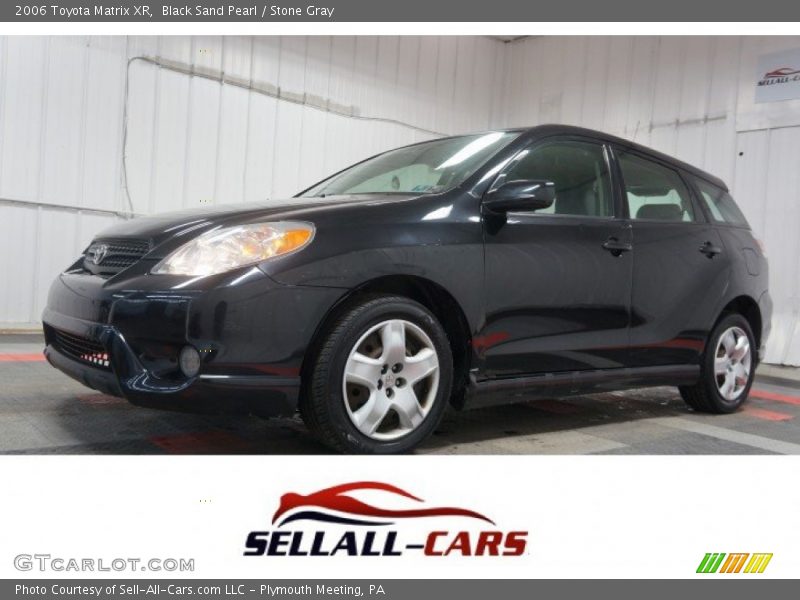 Black Sand Pearl / Stone Gray 2006 Toyota Matrix XR
