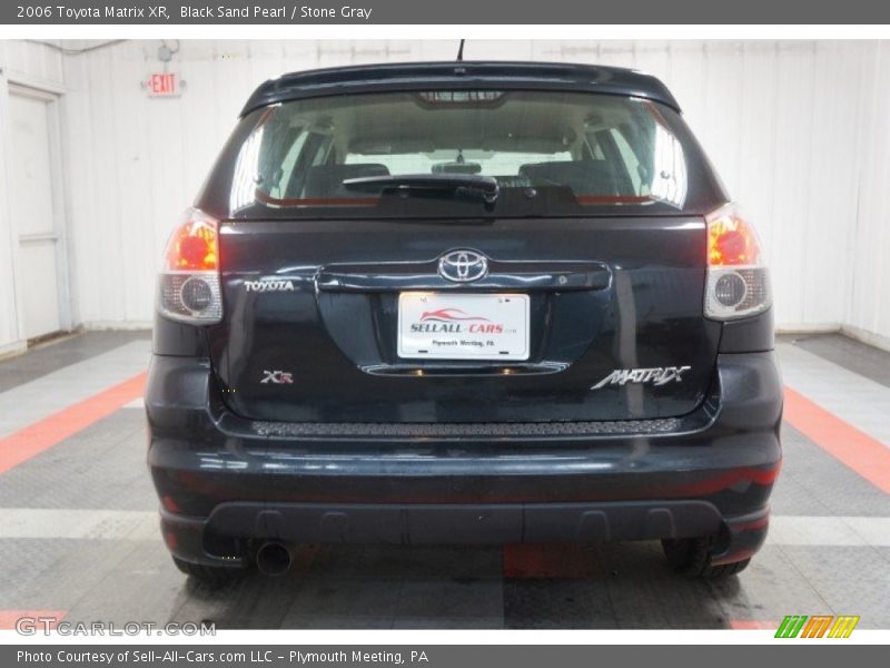 Black Sand Pearl / Stone Gray 2006 Toyota Matrix XR