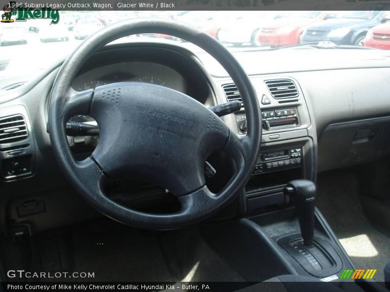 Glacier White / Black 1996 Subaru Legacy Outback Wagon