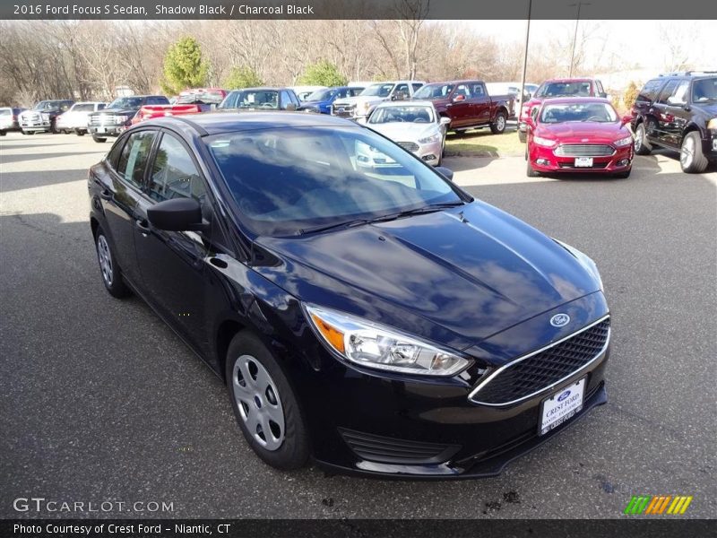 Shadow Black / Charcoal Black 2016 Ford Focus S Sedan