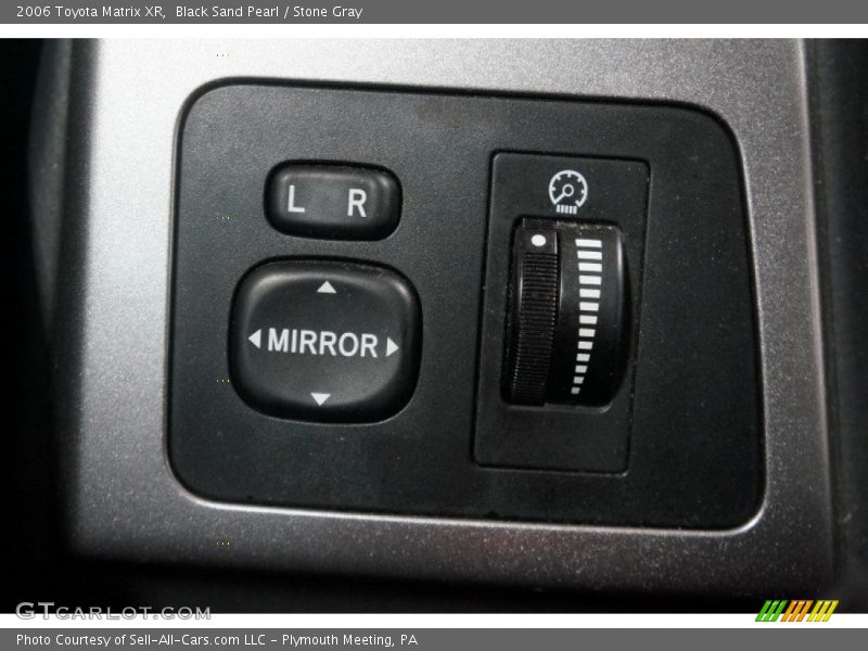 Black Sand Pearl / Stone Gray 2006 Toyota Matrix XR