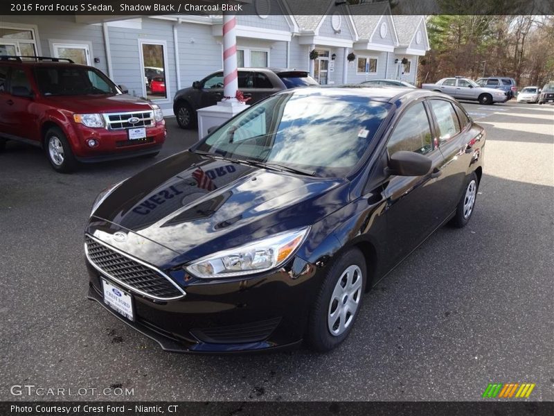 Shadow Black / Charcoal Black 2016 Ford Focus S Sedan