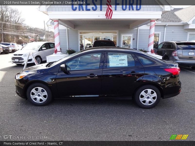 Shadow Black / Charcoal Black 2016 Ford Focus S Sedan