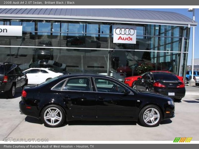 Brilliant Black / Black 2008 Audi A4 2.0T Sedan