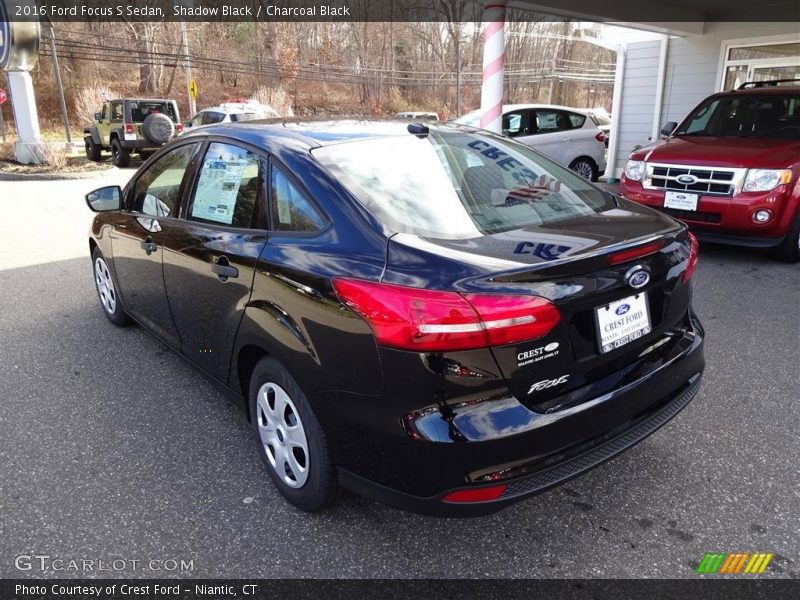 Shadow Black / Charcoal Black 2016 Ford Focus S Sedan