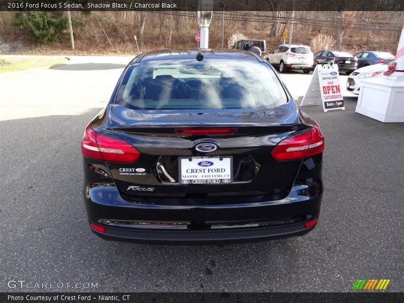 Shadow Black / Charcoal Black 2016 Ford Focus S Sedan