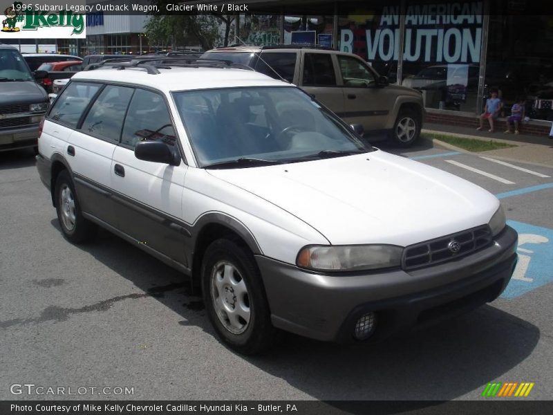 Glacier White / Black 1996 Subaru Legacy Outback Wagon