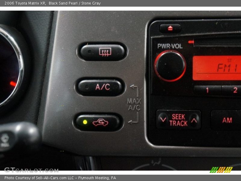 Black Sand Pearl / Stone Gray 2006 Toyota Matrix XR