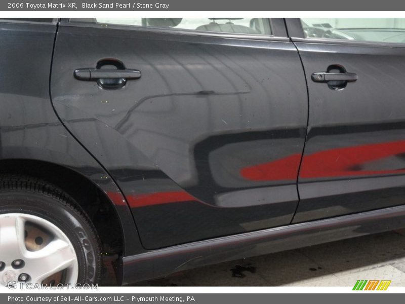 Black Sand Pearl / Stone Gray 2006 Toyota Matrix XR