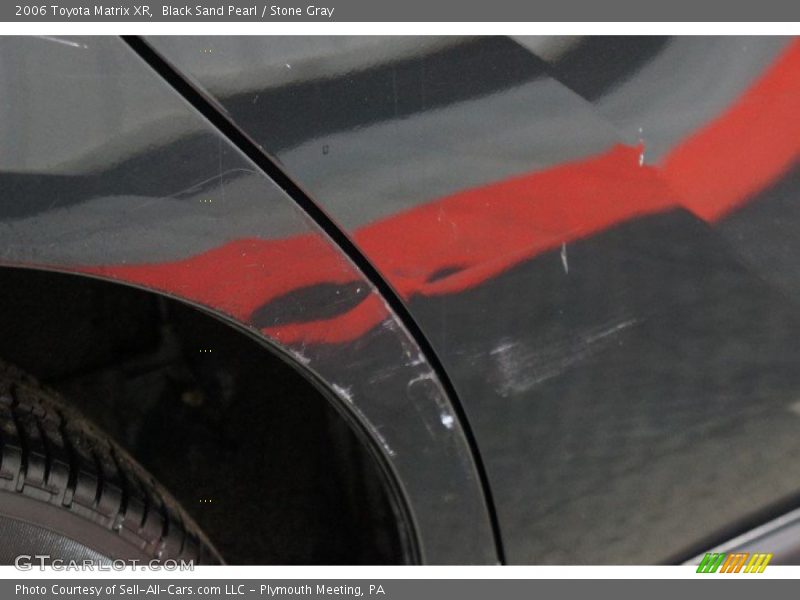 Black Sand Pearl / Stone Gray 2006 Toyota Matrix XR
