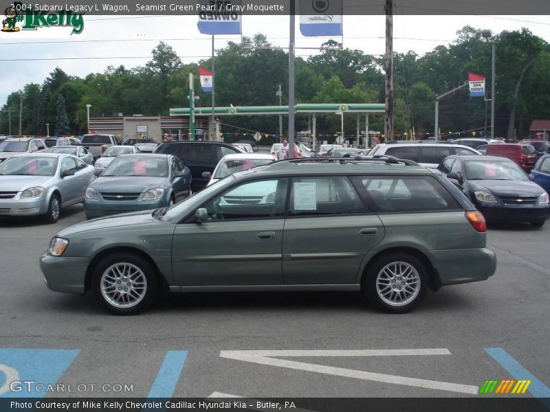 Seamist Green Pearl / Gray Moquette 2004 Subaru Legacy L Wagon