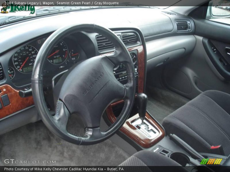 Seamist Green Pearl / Gray Moquette 2004 Subaru Legacy L Wagon