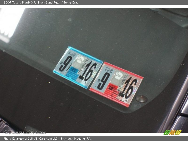 Black Sand Pearl / Stone Gray 2006 Toyota Matrix XR