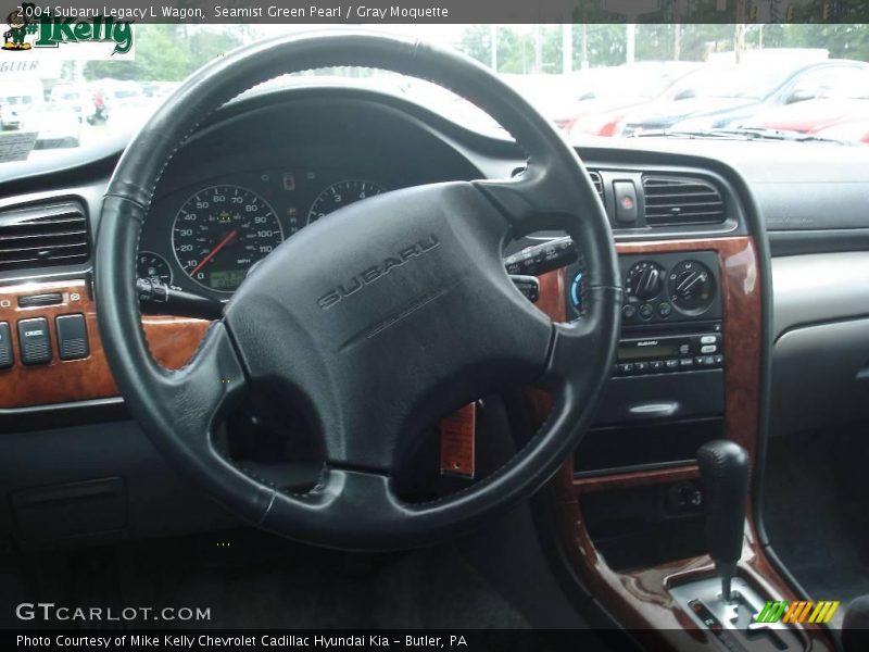 Seamist Green Pearl / Gray Moquette 2004 Subaru Legacy L Wagon