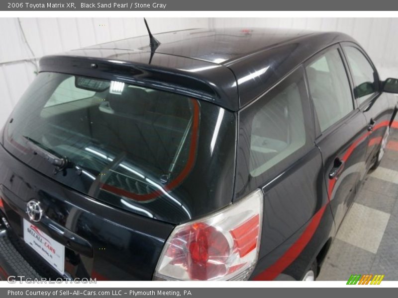 Black Sand Pearl / Stone Gray 2006 Toyota Matrix XR