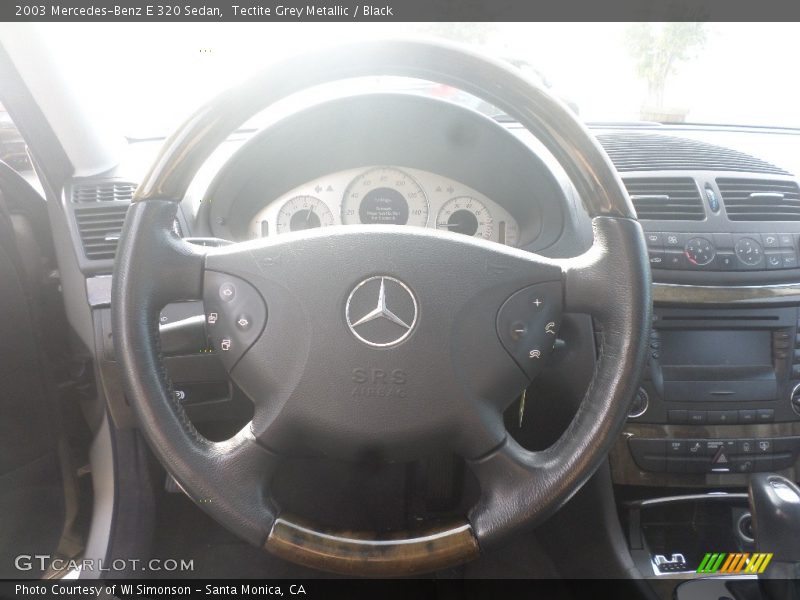 Tectite Grey Metallic / Black 2003 Mercedes-Benz E 320 Sedan