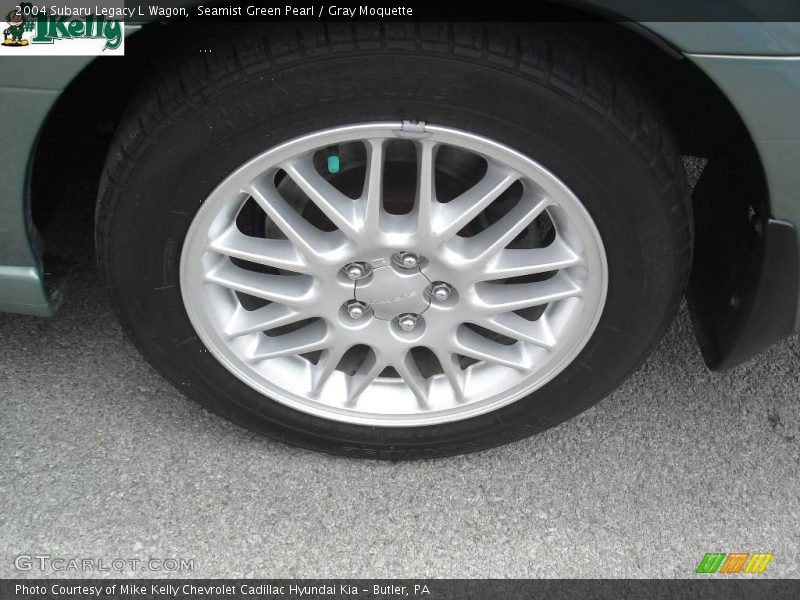 Seamist Green Pearl / Gray Moquette 2004 Subaru Legacy L Wagon