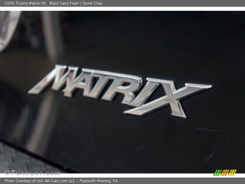 Black Sand Pearl / Stone Gray 2006 Toyota Matrix XR