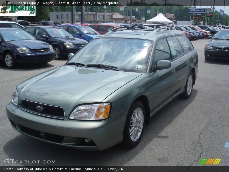 Seamist Green Pearl / Gray Moquette 2004 Subaru Legacy L Wagon