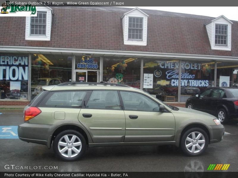 Willow Green Opalescent / Taupe 2006 Subaru Outback 2.5i Wagon