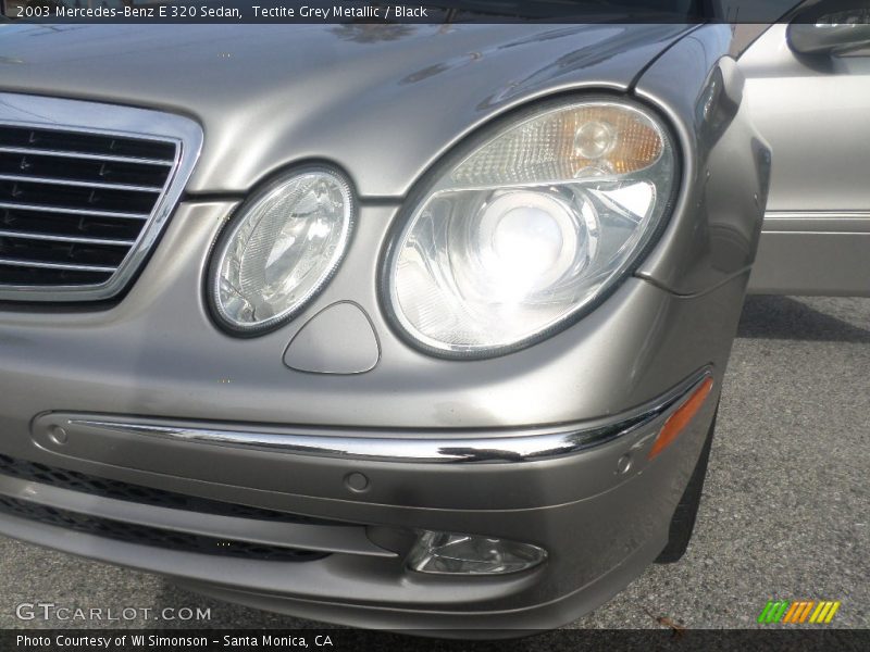 Tectite Grey Metallic / Black 2003 Mercedes-Benz E 320 Sedan